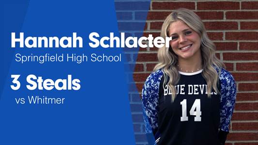 Hannah Schlacter Game Report: vs Clay