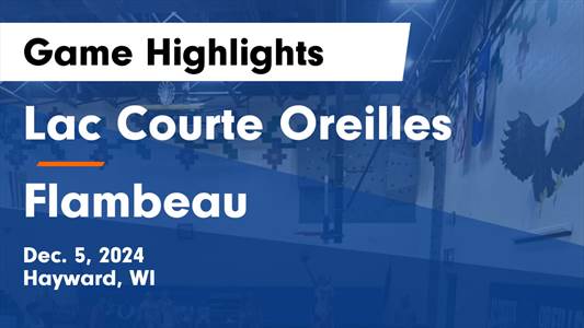 Basketball Recap: Lac Courte Oreilles Comes Up Short