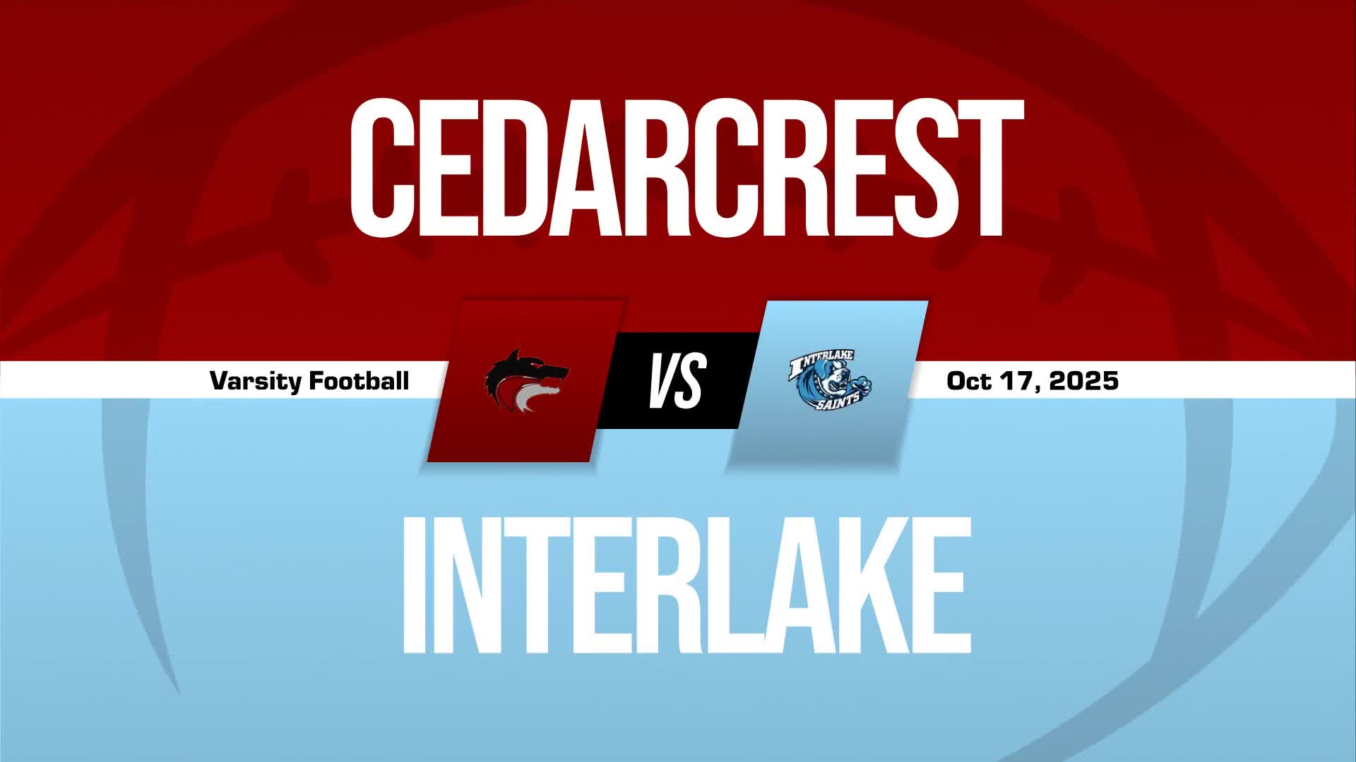 Football Recap: Cedarcrest Continues Home Dominance  on Friday + How To Watch