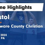 Delaware County Christian falls despite big games from  Josiah Gaines and  Khamai Orange