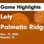 Palmetto Ridge takes loss despite strong efforts from  Haley Cousins and  Melody Charlton