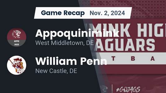 Football Recap: William Penn Falls Short Against Ranked Appoquin