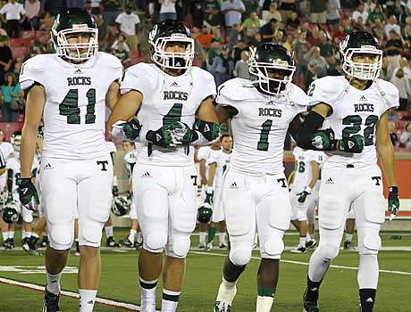 Trinity may not be as dominant as last season, but the Shamrocks are still undefeated against a very tough schedule.