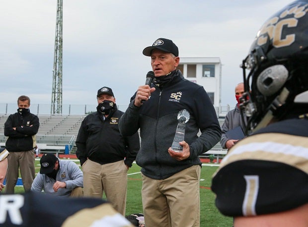 Southern Columbia Area head coach Jim Roth