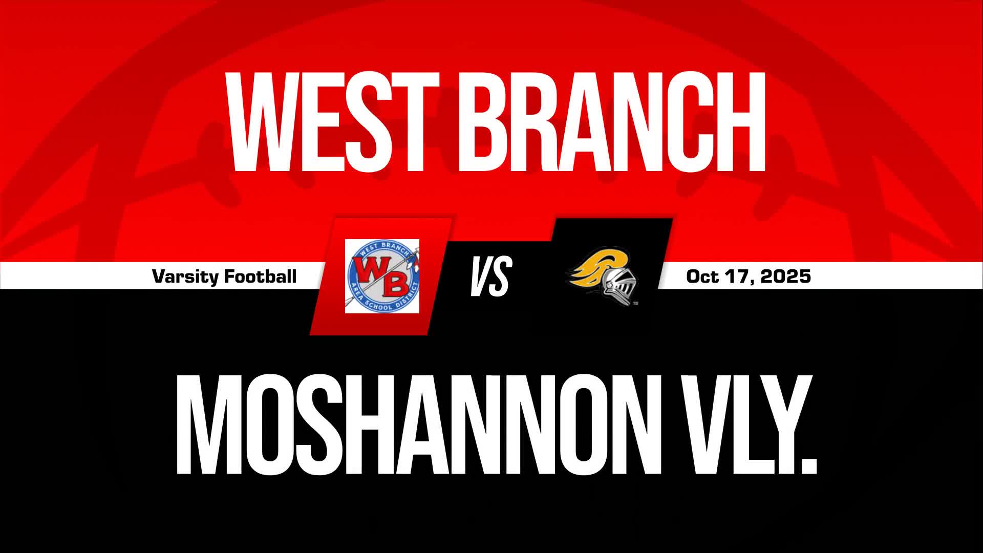 Football Game Preview: West Branch Warriors vs. North Star Cougars + How To Watch