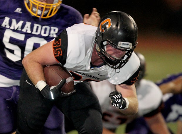 California senior running back Blake Bierwith leads the Grizzlies at home against No. 5 Foothill in the Bay Area Game of the Week on Friday. 