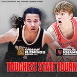 Top 10 toughest high school basketball state tournament brackets in 2024-25