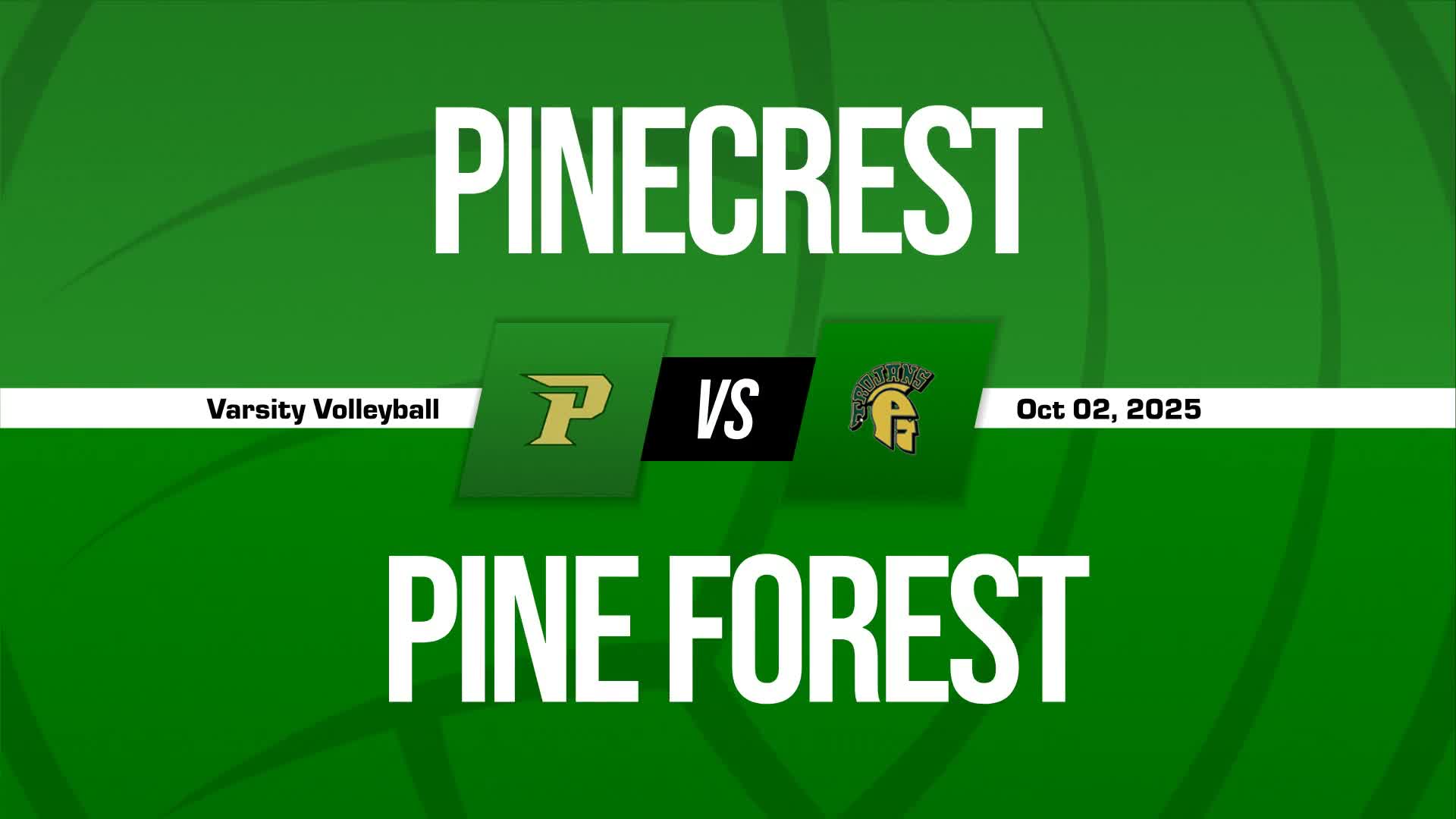 Volleyball Recap: Pinecrest Comes Up Short