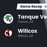 Football Recap: Willcox Triumphant Thanks to a Strong Effort from Landon Ward