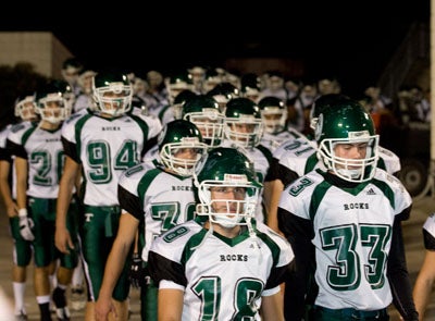 Trinity - shown here before another showdown with St. X - were all business. 