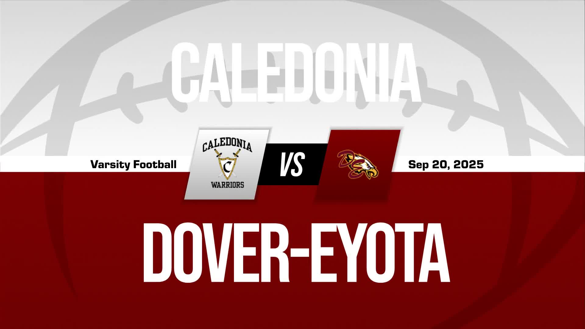 Football Game Preview: Dover-Eyota Eagles vs. Triton Cobras