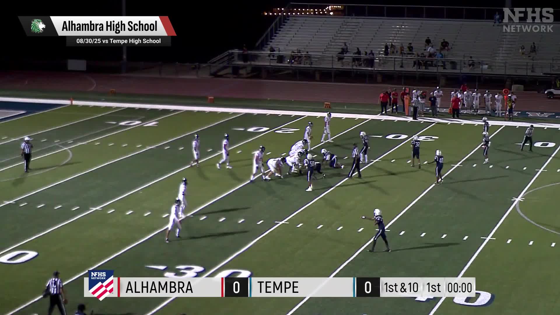 Football Recap: Alhambra Takes a Loss