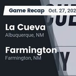 La Cueva piles up the points against Farmington