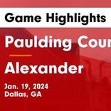 Basketball Game Recap: Alexander Cougars vs. Langston Hughes Panthers
