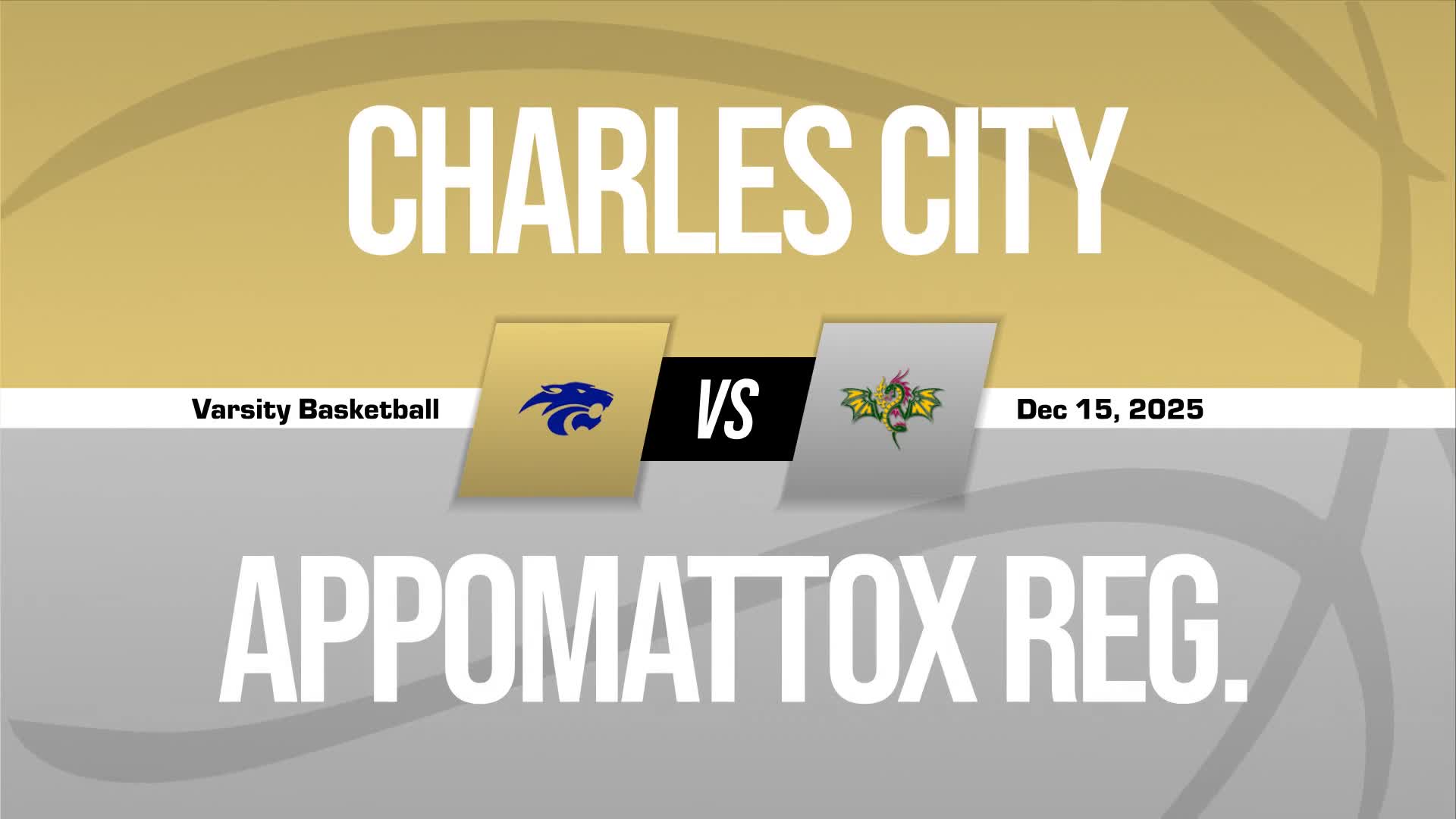 Basketball Game Preview: Charles City Panthers vs. Middlesex Chargers