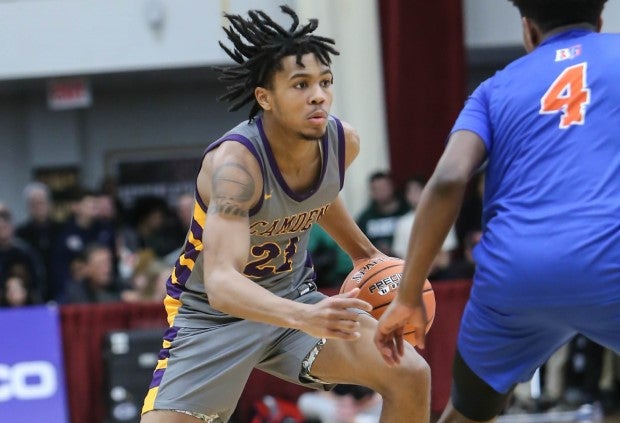 Five-star Kentucky signee D.J. Wagner scored all 19 of his points in the second half to spark the East to a 109-106 win over the West in the McDonald's All American Game on Tuesday in Houston. (Photo: Lonnie Webb)