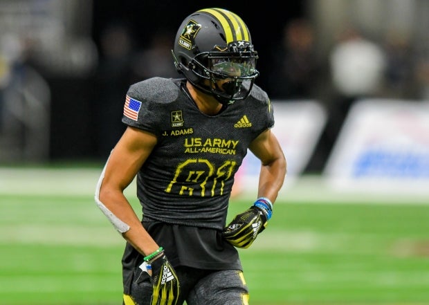 Jordyn Adams in action at the U.S. Army All-American Game in January.
