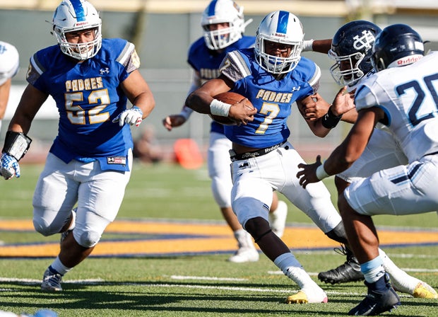 Serra junior quarterback Dominique Lampkin got the Padres to the 1-A state title game.