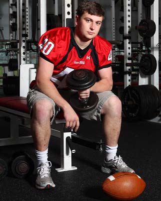 Spencer Staples is bulked up for another winning season.