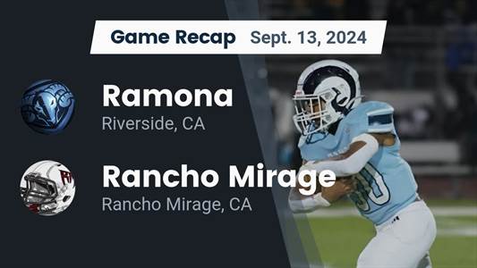 Football Game Preview: Ramona Plays at Home