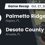 Football Game Recap: DeSoto County Bulldogs vs. Palmetto Ridge Bears