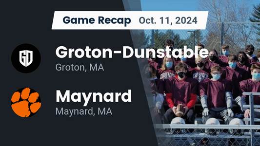 Football Game Preview: Maynard Tigers vs. North Middlesex Region