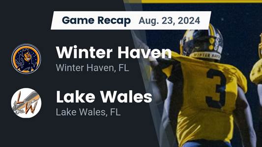 Football Recap: Winter Haven Falls Despite Strong Effort from  J
