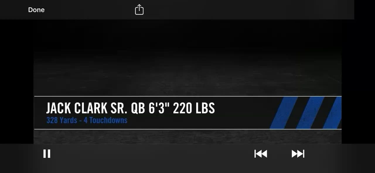 Jack Clark Game Report: vs Stansbury