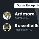 Football Game Recap: Ardmore Tigers vs. Russellville Golden Tigers