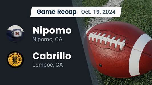 Football Recap: Make It Three in a Row for Nipomo