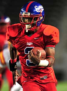 Jalen Greene starred as a dual threat forSerra, effectively running and passing.