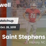 Football Game Recap: South Caldwell vs. St. Stephens