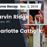Football Game Recap: Charlotte Catholic vs. Morehead