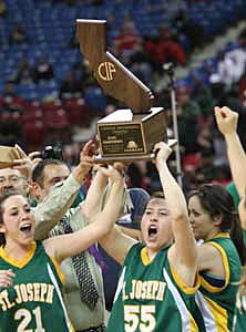 St. Joseph enjoys its second title
and first since 1991.