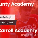 Football Game Recap: Newton County Academy vs. Carroll Academy