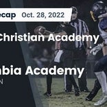 Columbia Academy vs. Grace Christian Academy