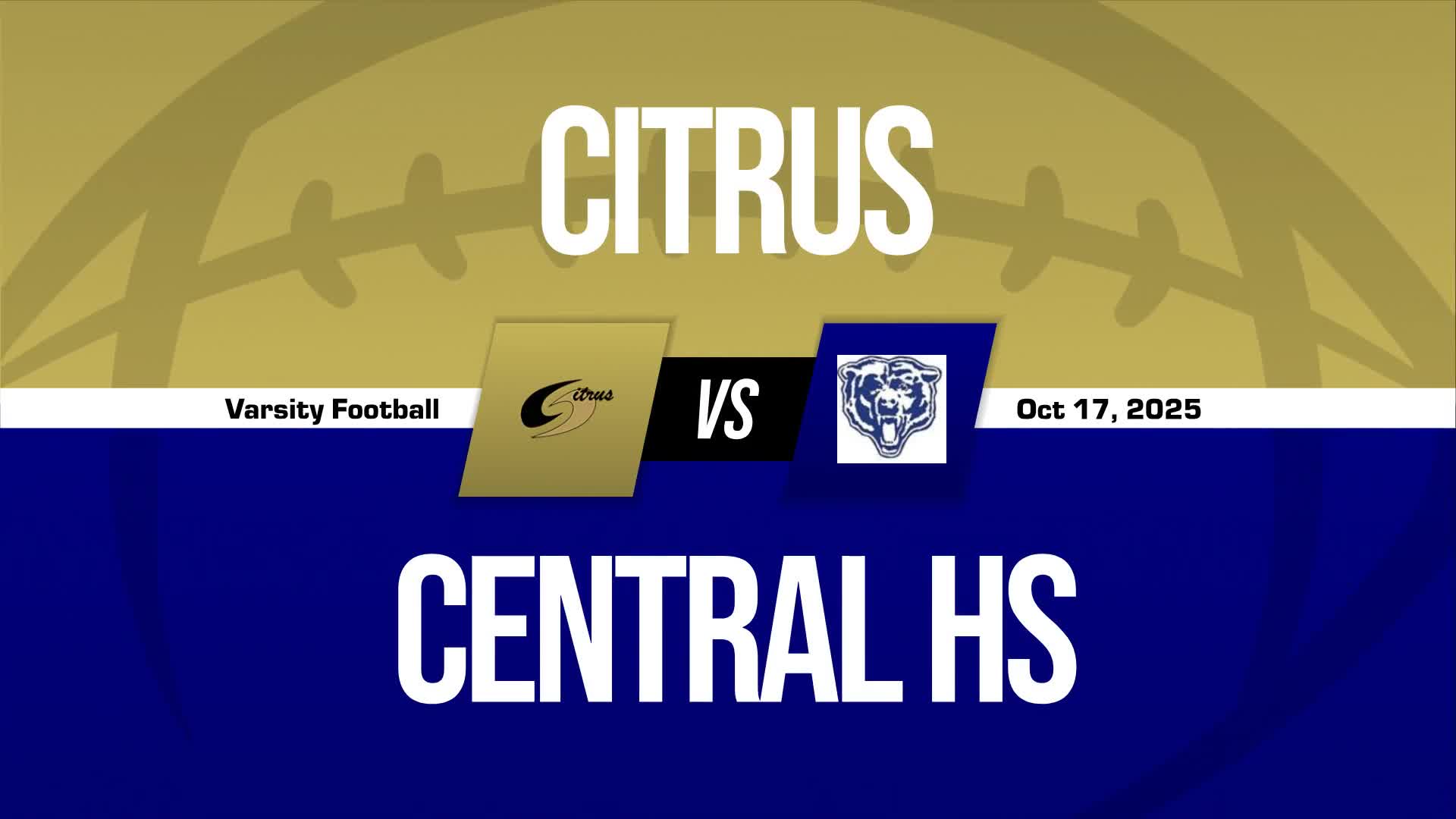 Football Game Preview: Central Bears vs. Tenoroc Titans + How To Watch