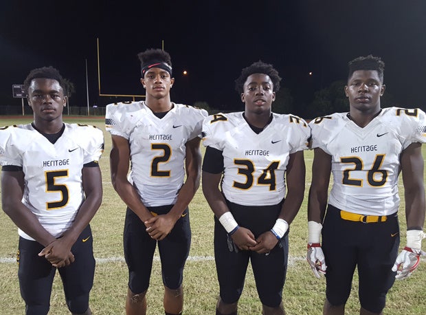 Will Allen (5), Patrick Surtain Jr. (2), Brandon Mincey (34) and Willie Hampton (26) combined to score five defensive touchdowns, including four in the first half.