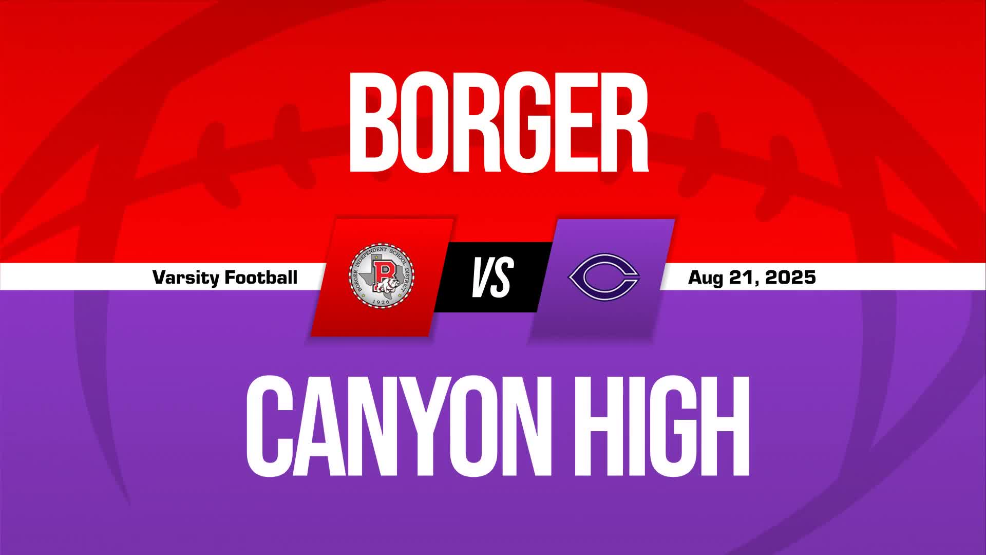 Football Game Preview: Canyon Eagles vs. Randall Raiders + How To Watch
