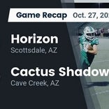 Football Game Recap: Agua Fria Owls vs. Cactus Shadows Falcons
