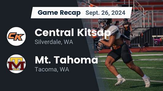 Football Recap: Central Kitsap Victorious