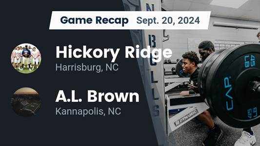 Football Recap: A.L. Brown Continues Home Dominance  on Friday