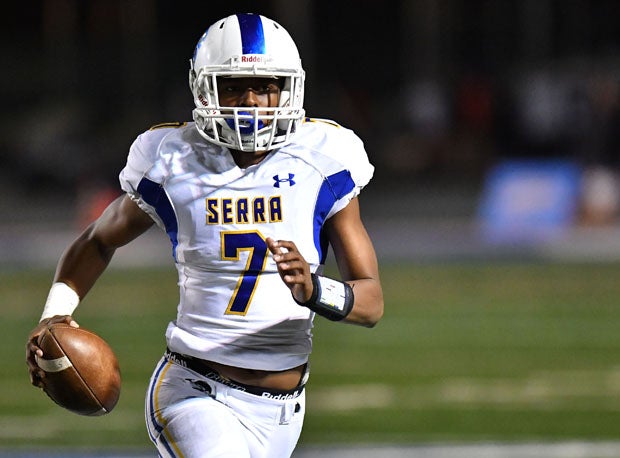 Dominique Lampkin almost bailed out Serra from a three-touchdown deficit in the fourth quarter.