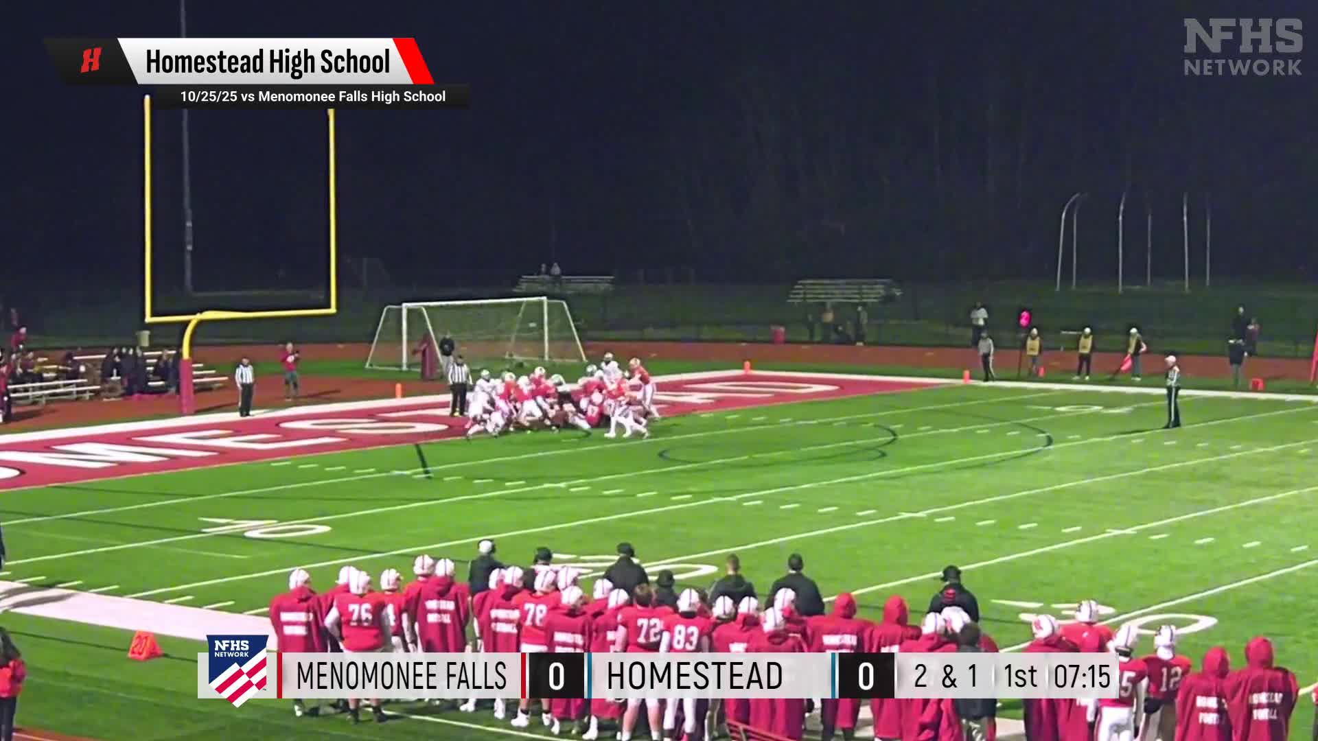 Football Recap: Elkhorn Falls Short of Homestead in the Playoffs