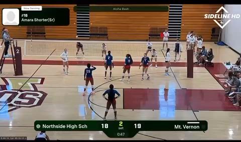 Volleyball Recap: Northside's Loss Ends Three-Game Winning Strea