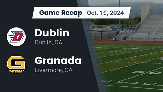 Football Recap: Granada Skates Past Dougherty Valley with Ease