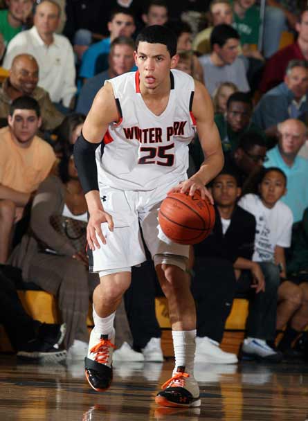 The future Duke Blue Devil on the hunt against Riverside Academy (Reserve, La.) in December.