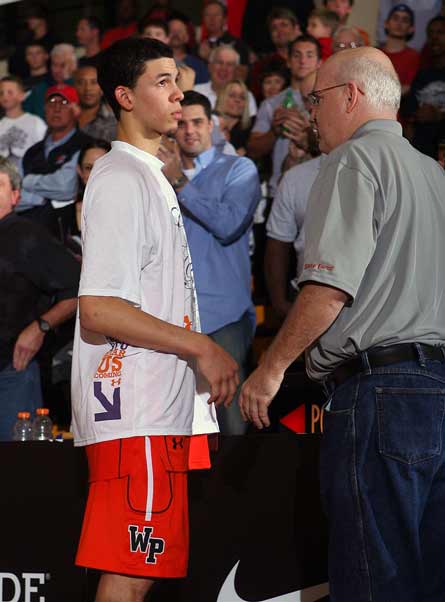 Following a loss to Mater Dei (Santa Ana, Calif.), Rivers was honored by City of Palms Classic organizer Donnie Wilkie and received a standing ovation from the appreciative crowd at Bishop Verot. He finished as the event's third all-time leading scorer with 358 points in 14 games.