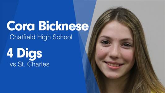 Cora Bicknese Game Report: vs Rush City