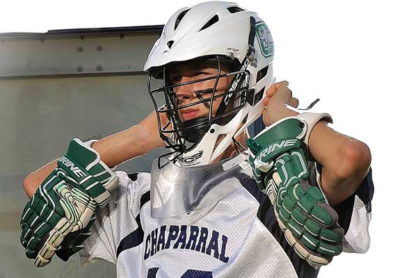 Smith has been strapping on a lacrosse helmet for just two years.